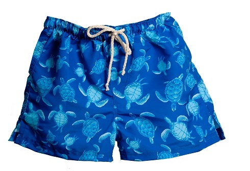 Tropical Tides Sea Turtle Swim Shorts